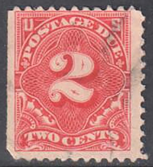SC#J62 2c Postage Due Single Perf 11 Used (J62-SE3)