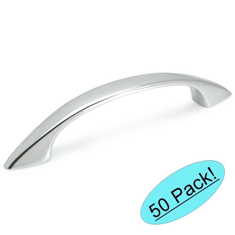 *50 Pack* Cosmas Cabinet Hardware Polished Chrome Handle Pulls - #1387CH