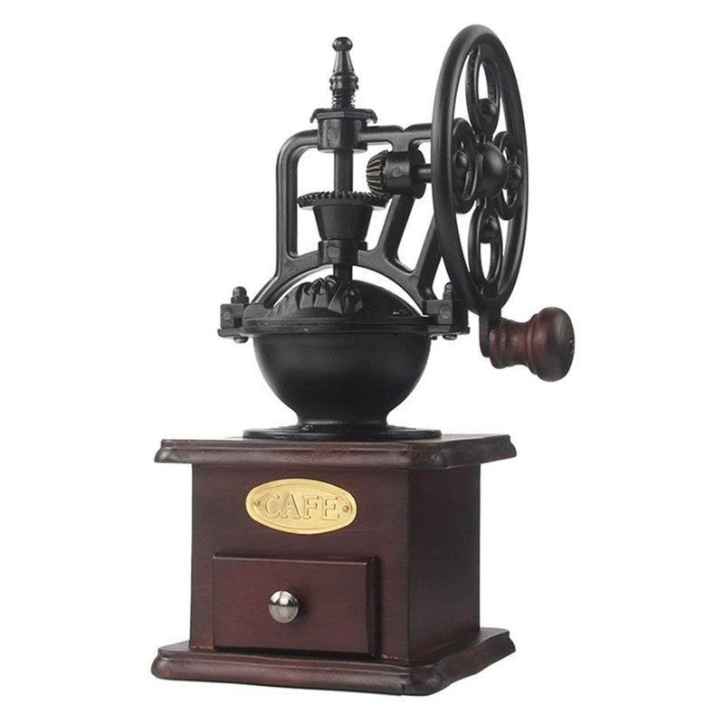 Old-fashioned manual coffee grinder (Ferris Wheel model) - Retro style