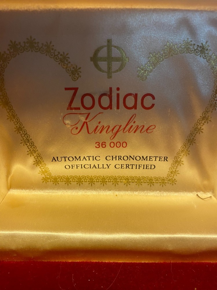 Zodiac Kingline 36 000 Automatic Chronometer Box - Box only