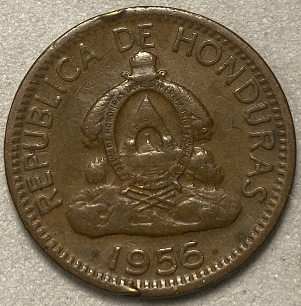 1956  elf Honduras 2 Centavos   PLEASE READ DESCRIPTION  199