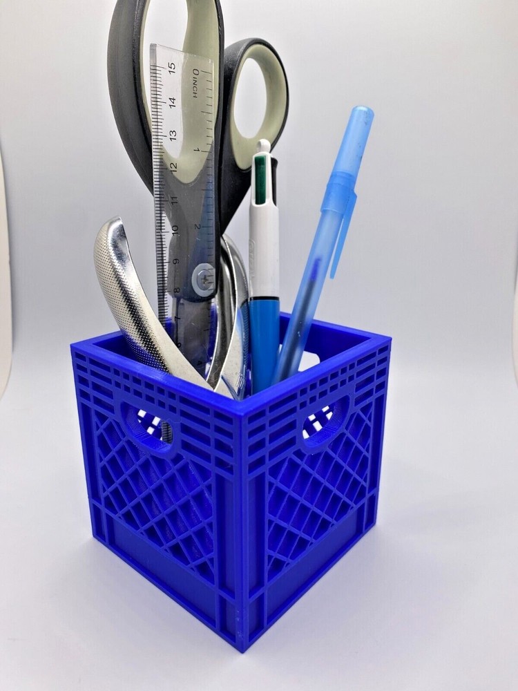 Large Mini Crate Organizer in various colors.