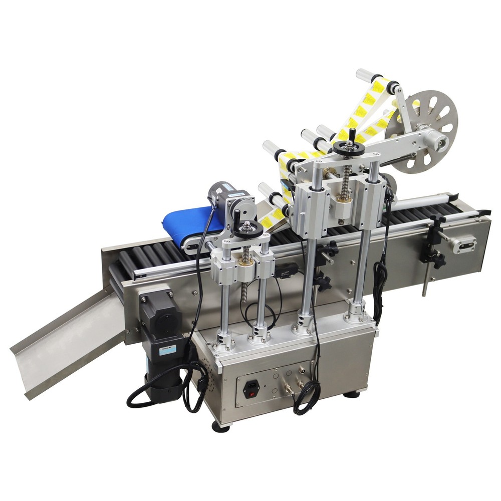 Automatic Desktop Roller Conveyor Horizontal Labeling Machine Touchscreen 110V
