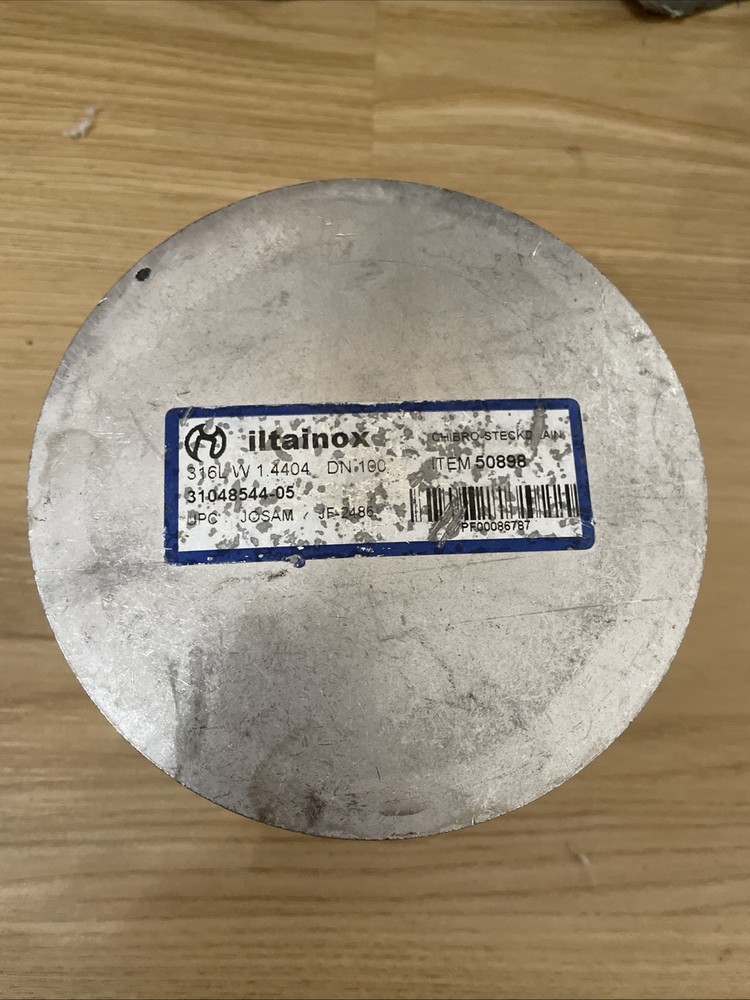 Josam SS 4” Push Gasket Cap