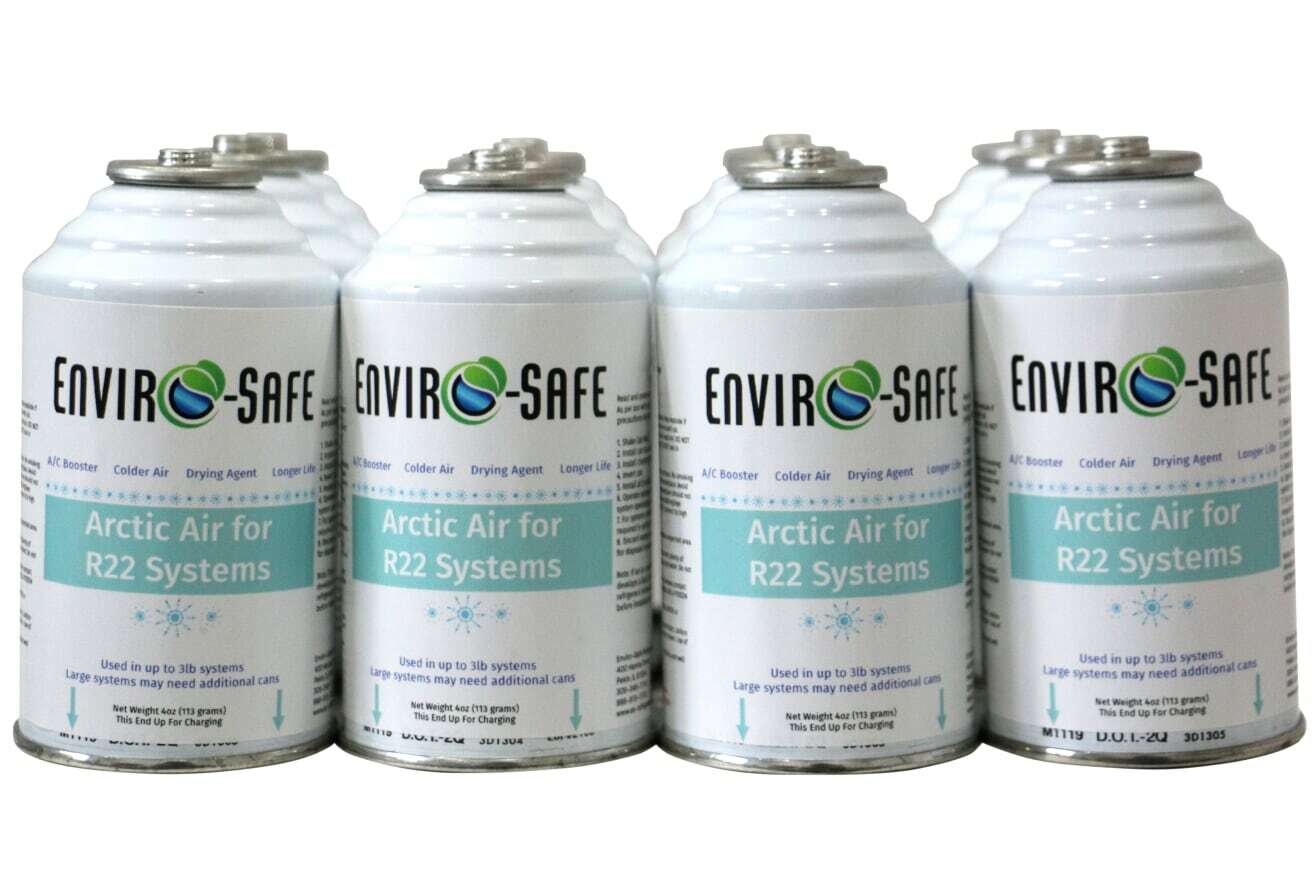 Envirosafe Arctic air for R22, Coolant Support, case of 12 cans