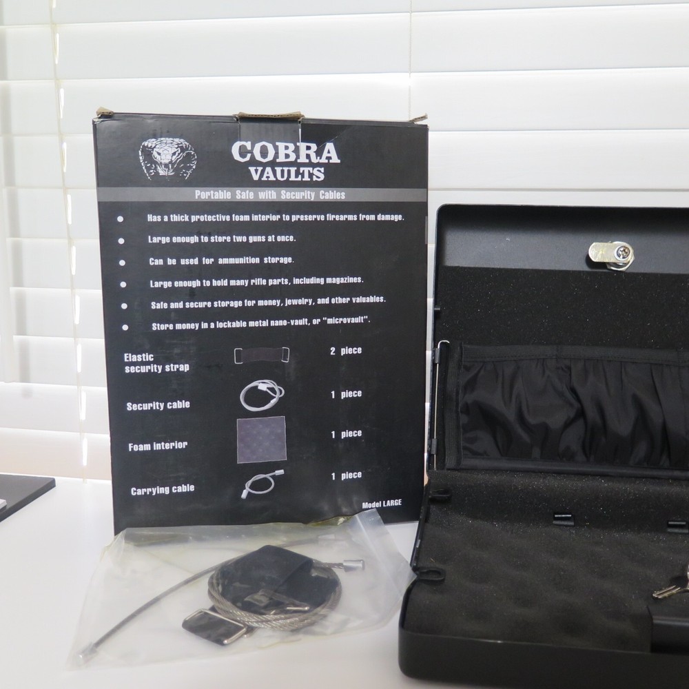 Cobra Portable Vault, New in Box