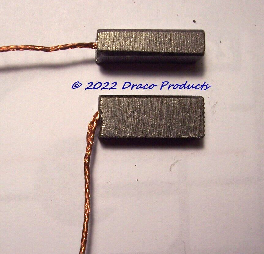 Black & Decker BV5600 Leaf Hog® Blower 12 amp Motor Replacement Carbon Brush Set