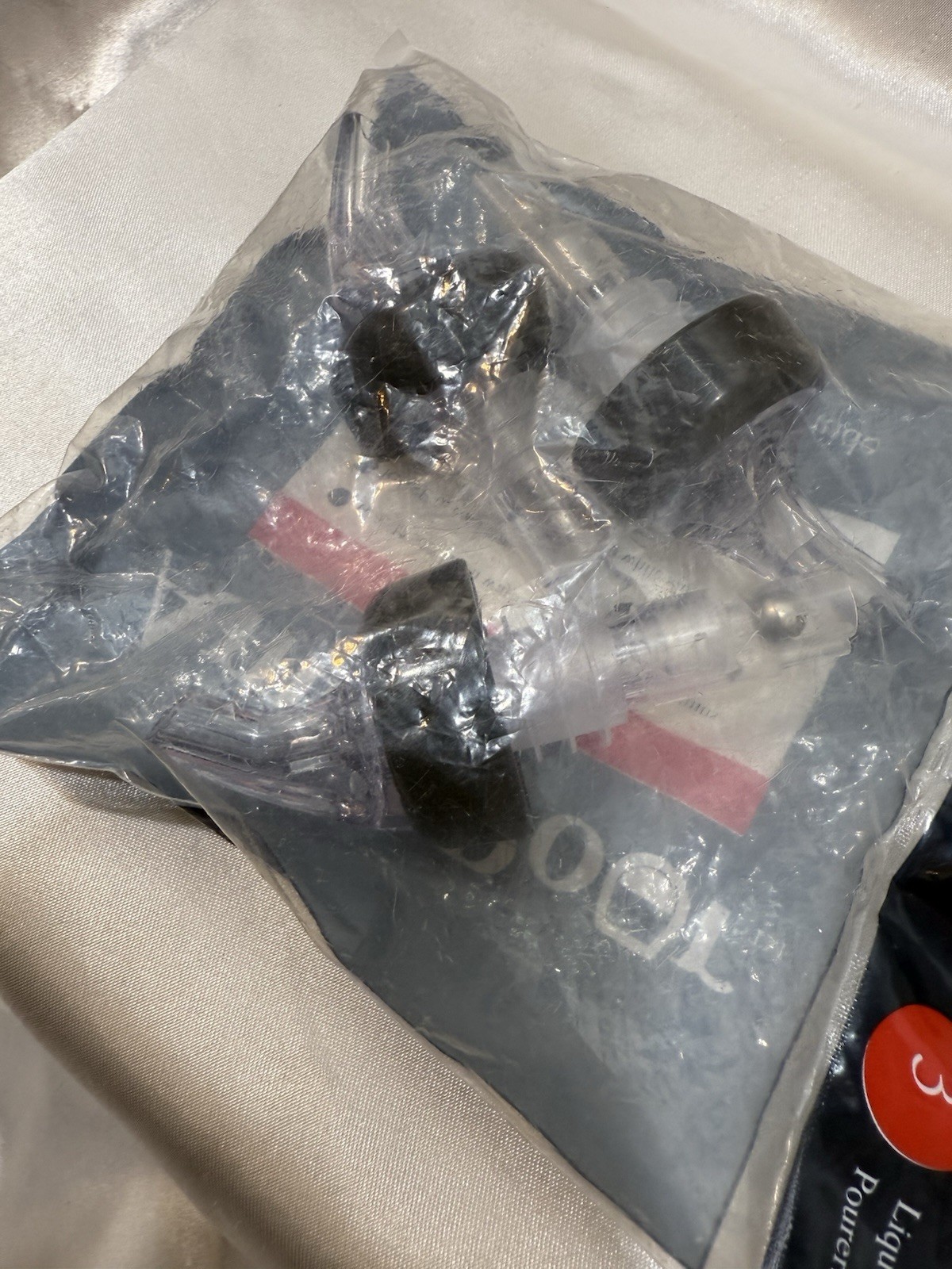 AmeriPour 3-PACK Liquor Pourers Clear Spout and Tail NEW