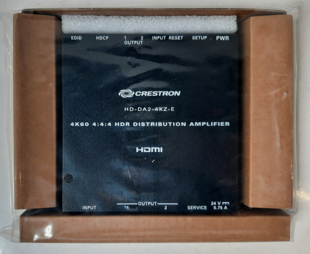 Crestron HD-DA2-4KZ-E Distribution Amplifier - New Open Box