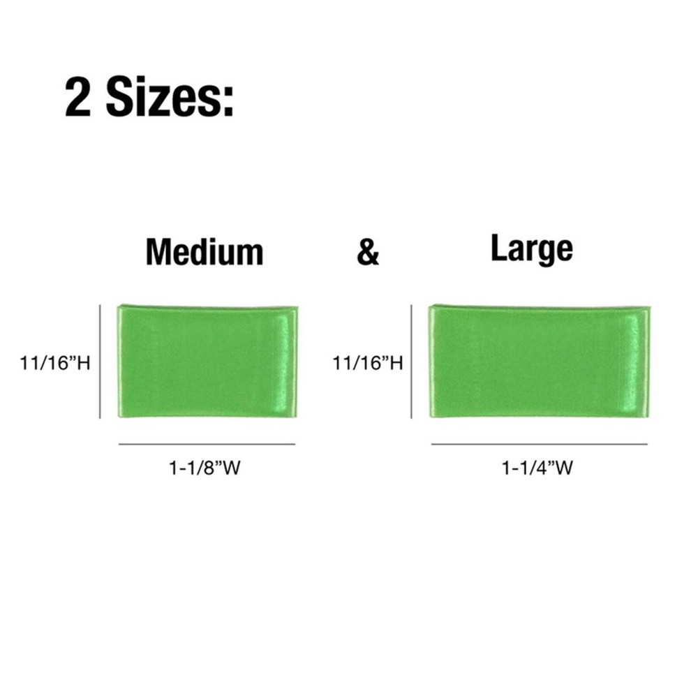 Key-Write 17104 Assorted Color Plastic Key Sleeve Medium