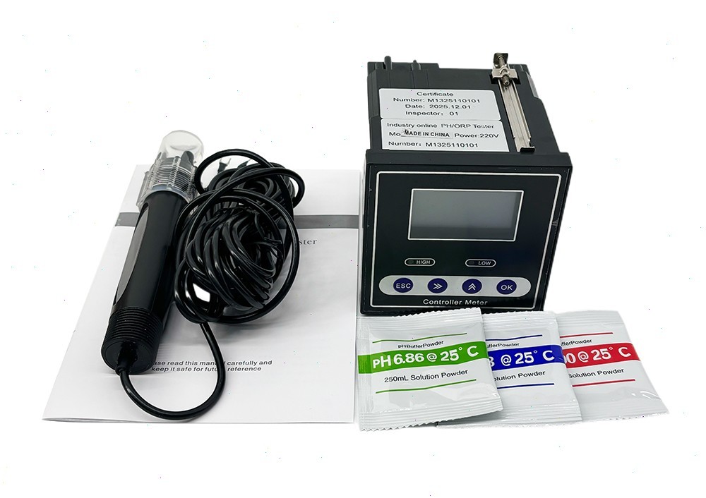 PH Controller Meter Tester with Range 0~14pH Accuracy ±0.02pH Resolution 0.01pH