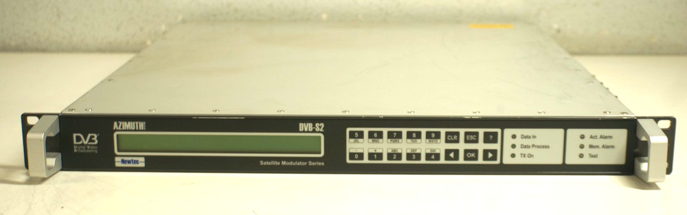 Digital Video Brocasting Newtec - Azimuth DVB-S2 - Broadcast Satellite Modulator