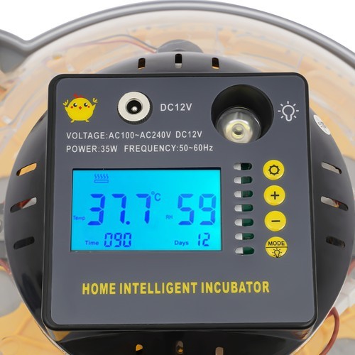 12 Eggs Automatic Incubator Egg Turning & Humidity Control For Hatching Eggs