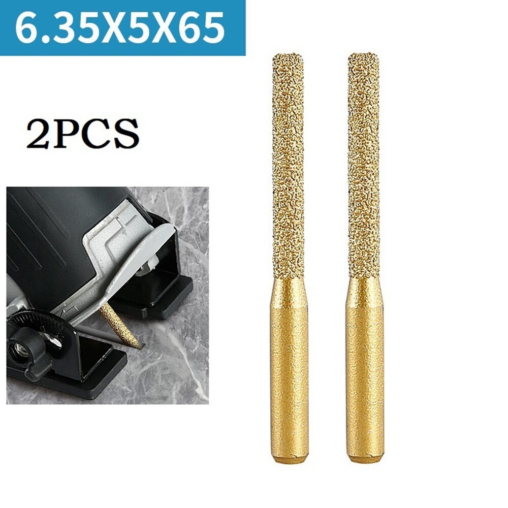 Router Bits Bits For Granite Tile Milling Cutter Straight Shank 2Pcs/Set