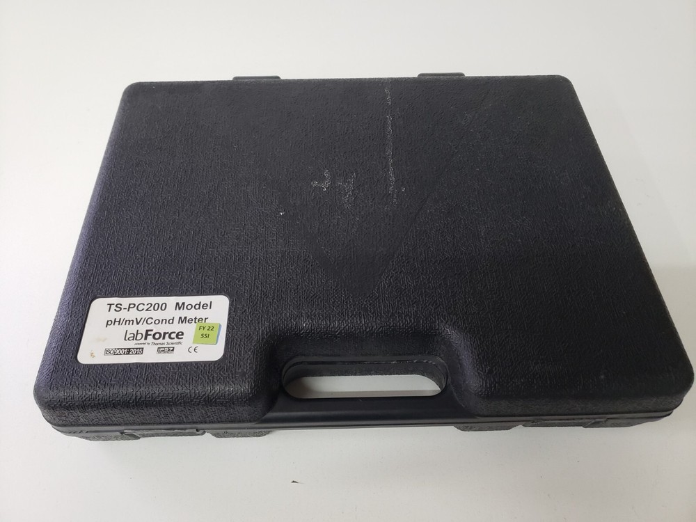 Lab Force Thomas Scientific TS-PC200 pH/mV/Cond/Temp Meter + Case