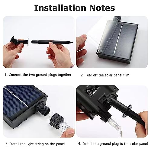 Solar Battery Box for LED String Lights, Outdoor String Lights Control 24V