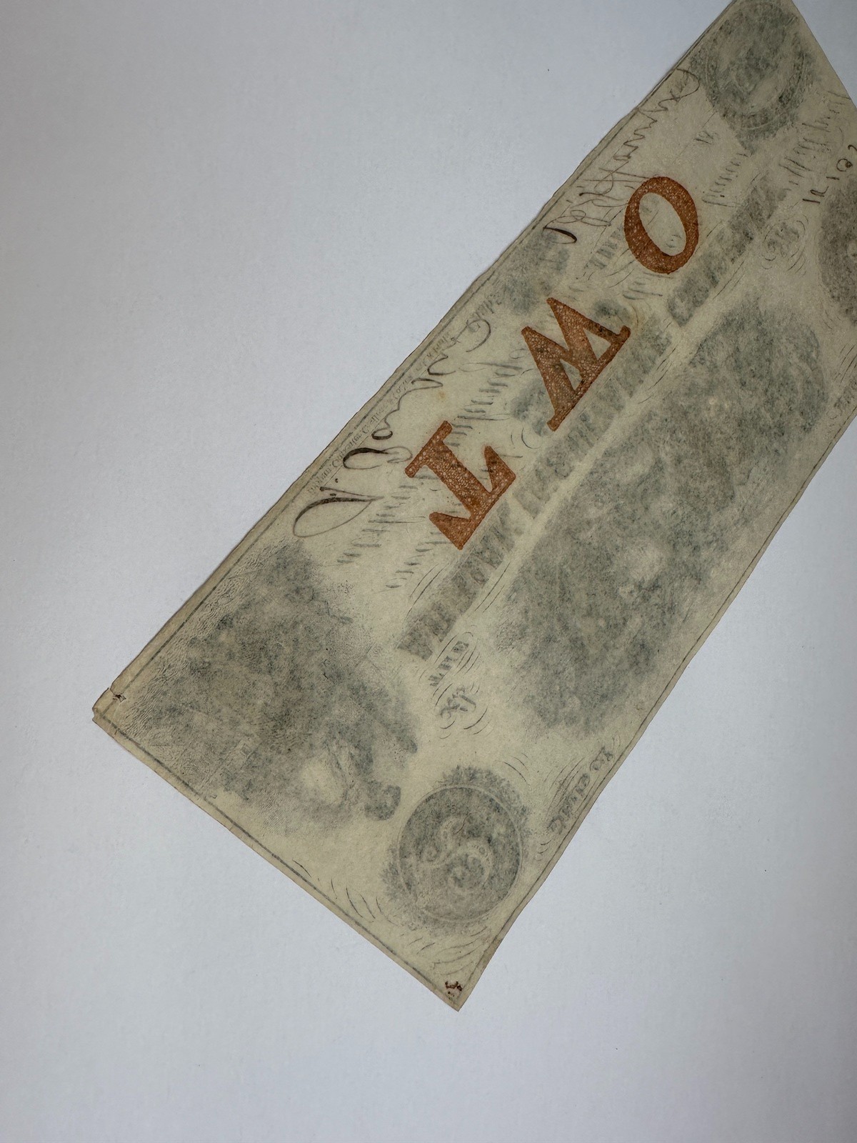 1853 $2 Adrian Insurance Company Michigan Obsolete Bank Note Two Dollars Bill MI