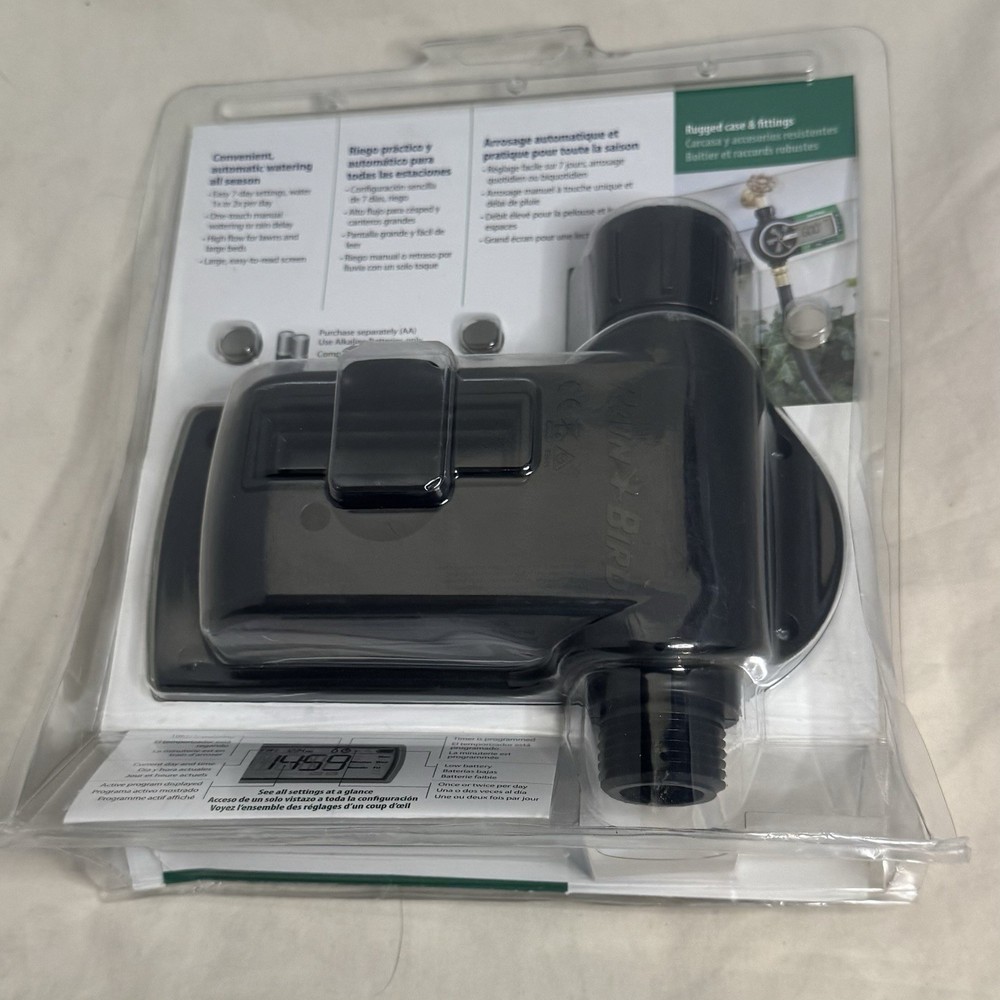 Rain Bird 1ZEHTMR 7-Day Setting Electronic Digital Hose End Timer, One Zone
