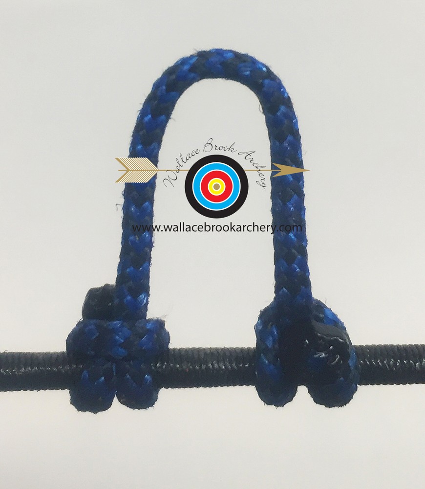 1 Pack-Speckled Blue/Black  Archery Release Bow String D Loop Bowstring BCY #24