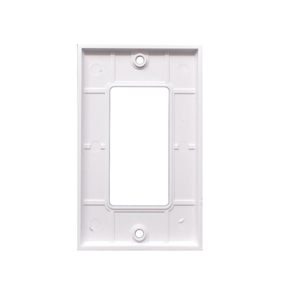 25pcs 1 Gang Standard Decorator Wall Plate White