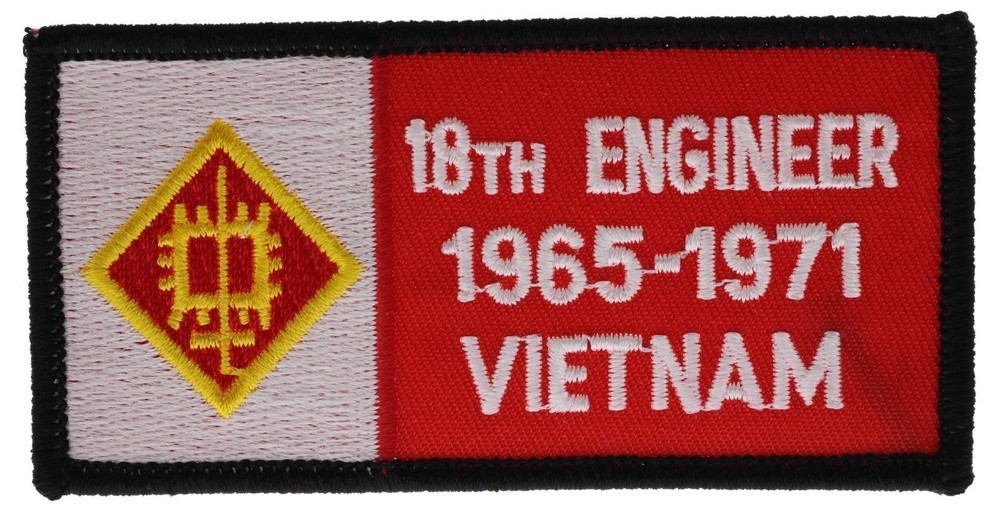 18th Engineer '65-'71 Vietnam Army patch EEPM0315 F3D24F