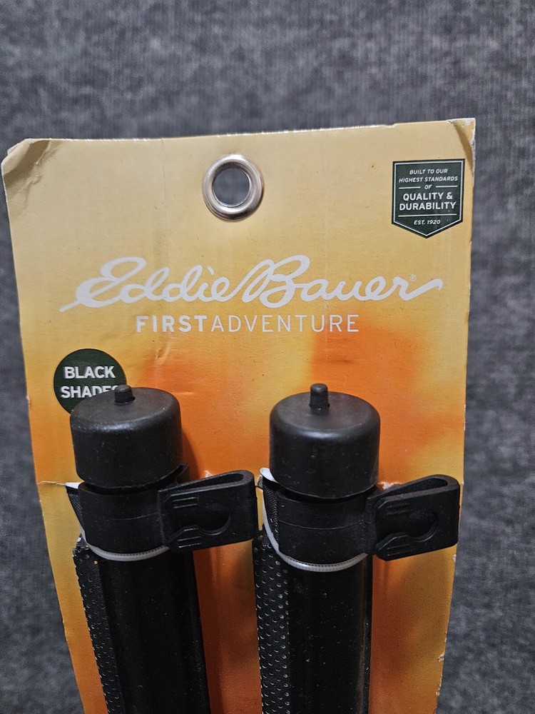 Eddie Bauer First Adventure 2 Pack Black Roller Shade