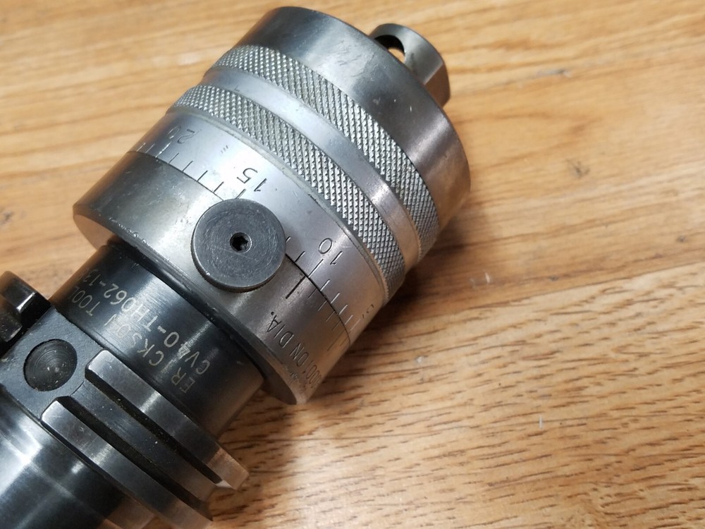 ERICKSON TENTHSET BORING HEAD 3/8 " CAP W CAT 40 SHANK
