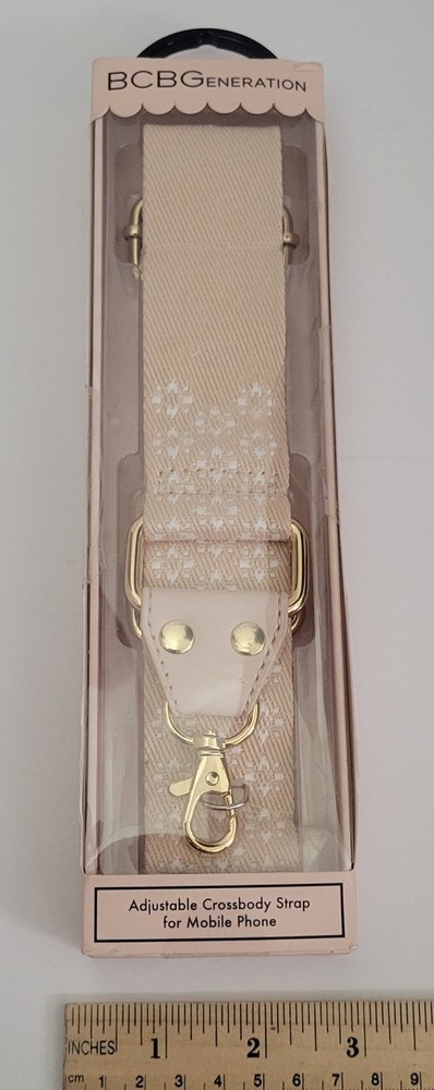 NIB Mobile Phone Strap Crossbody Strap BCBG Generation Adjustable