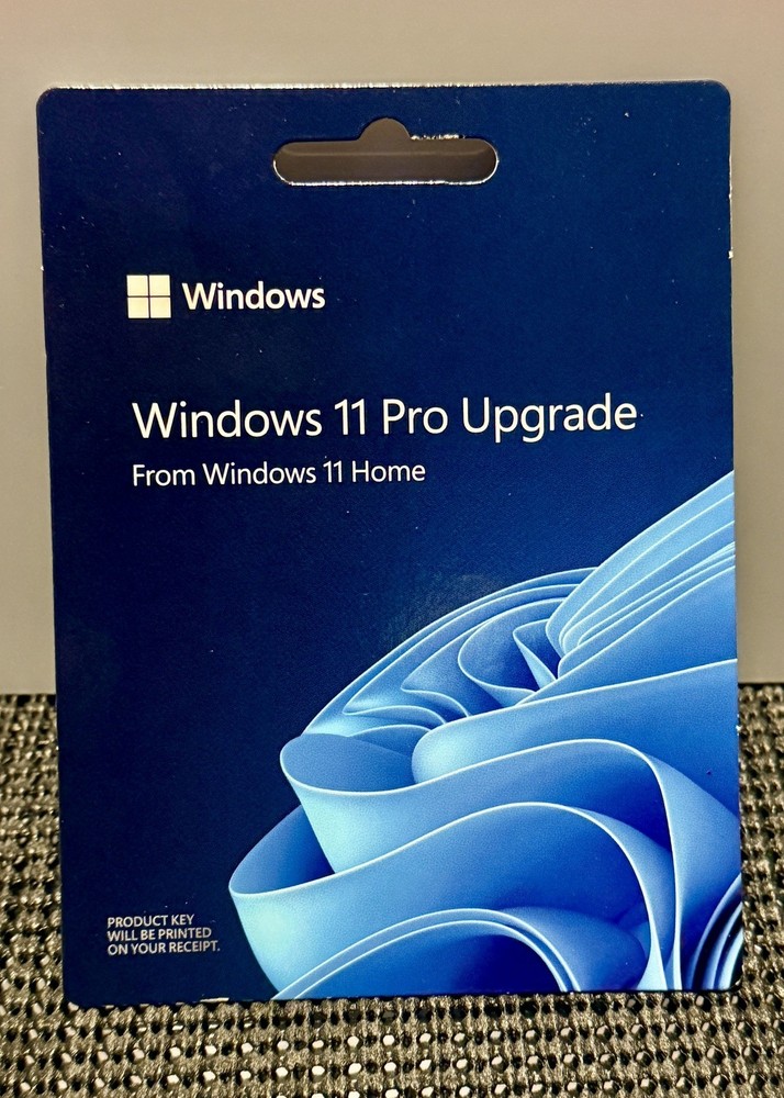 Microsoft Windows 11 Pro UPGRADE - 1 License - Available via Electronic