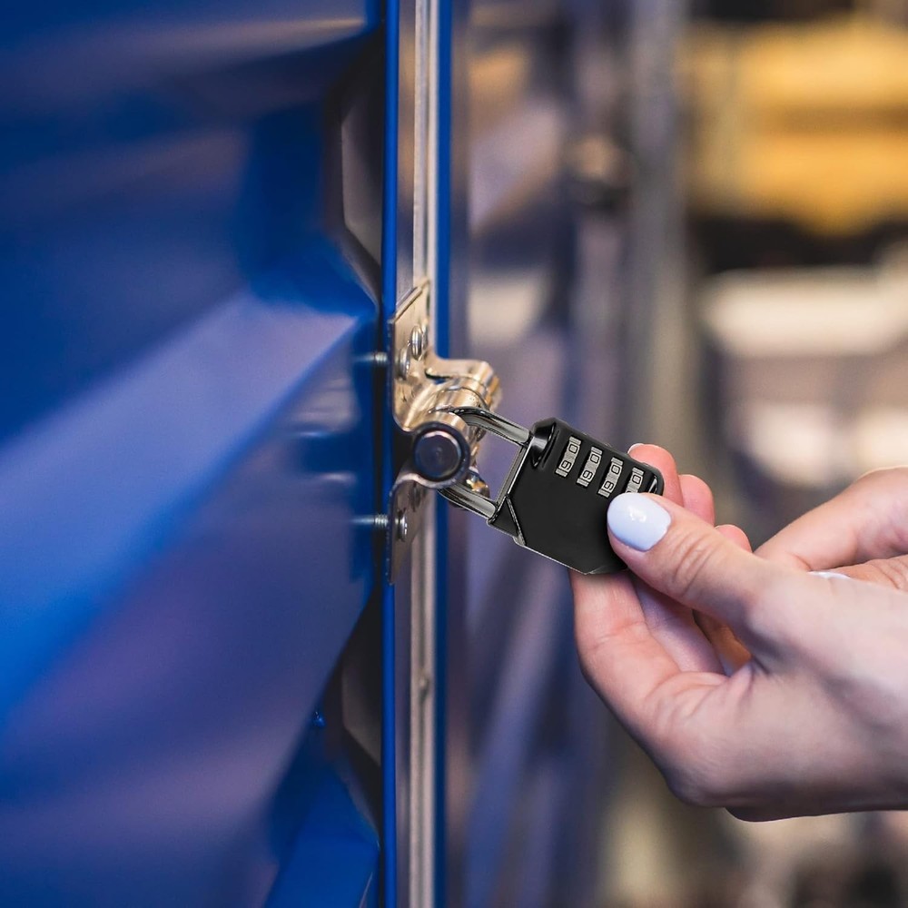Waterproof 4-Digit Combination Lock - Customizable, Keyless Security for Travel