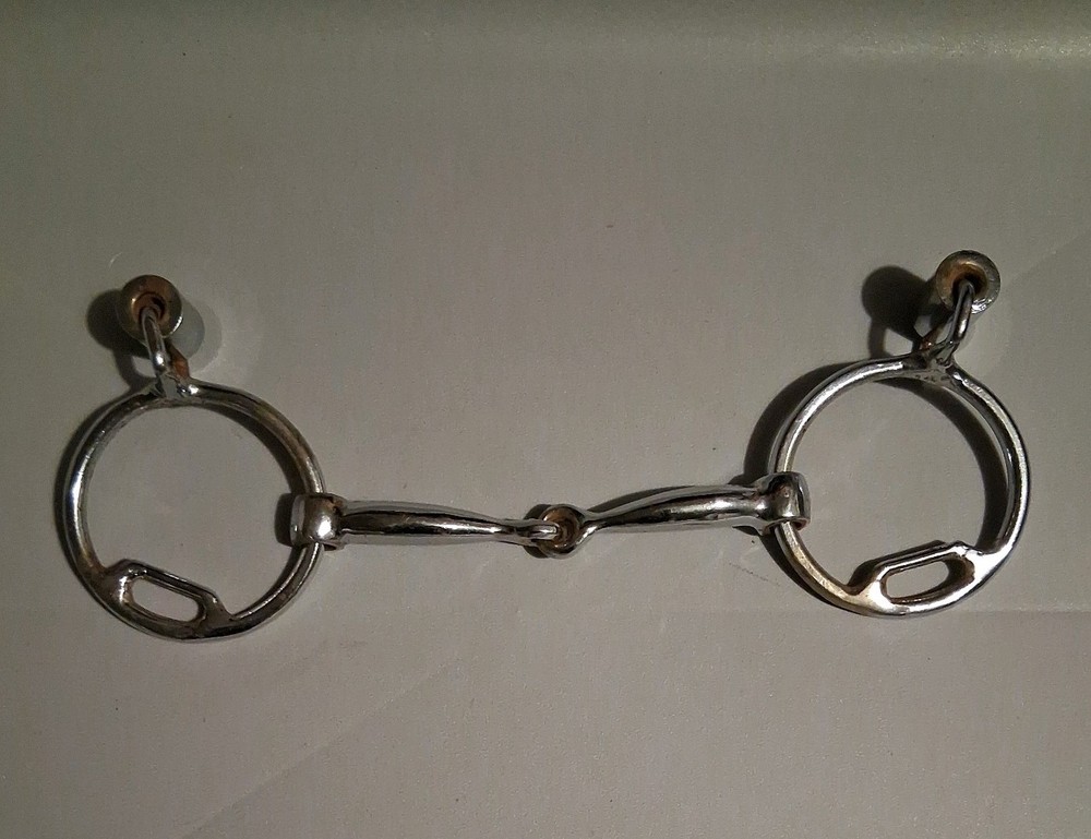 English, O-Ring, Adjustable, Rollers, Snaffle Horse Bit, 5"