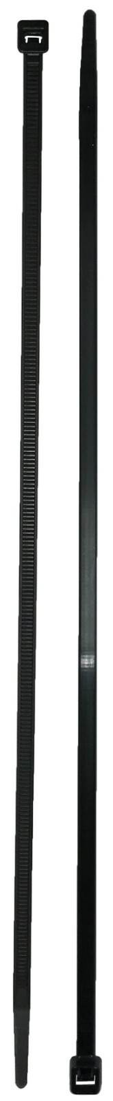 (100) Black 11" Inch Extreme Cold Weather Nylon Cable Wire Wrap Zip Ties 50 LBS