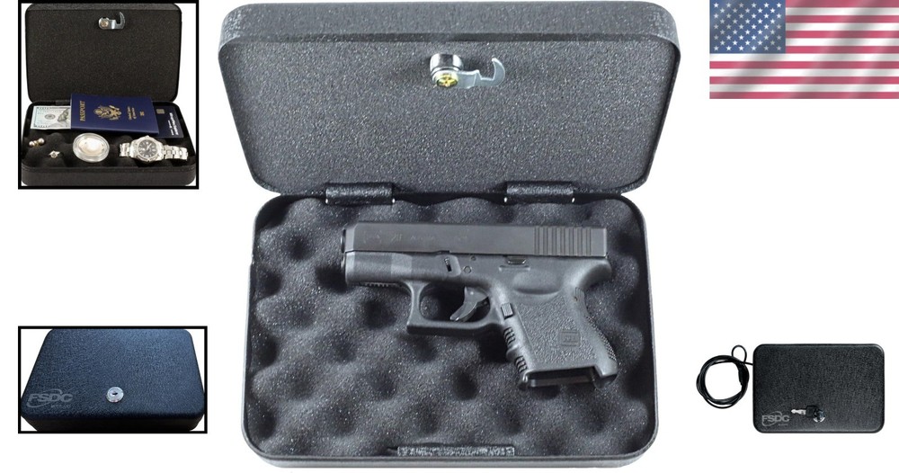 Firearm Safety Devices - - Keyed Steel Lockable Gun Case & Security Box – Hea...