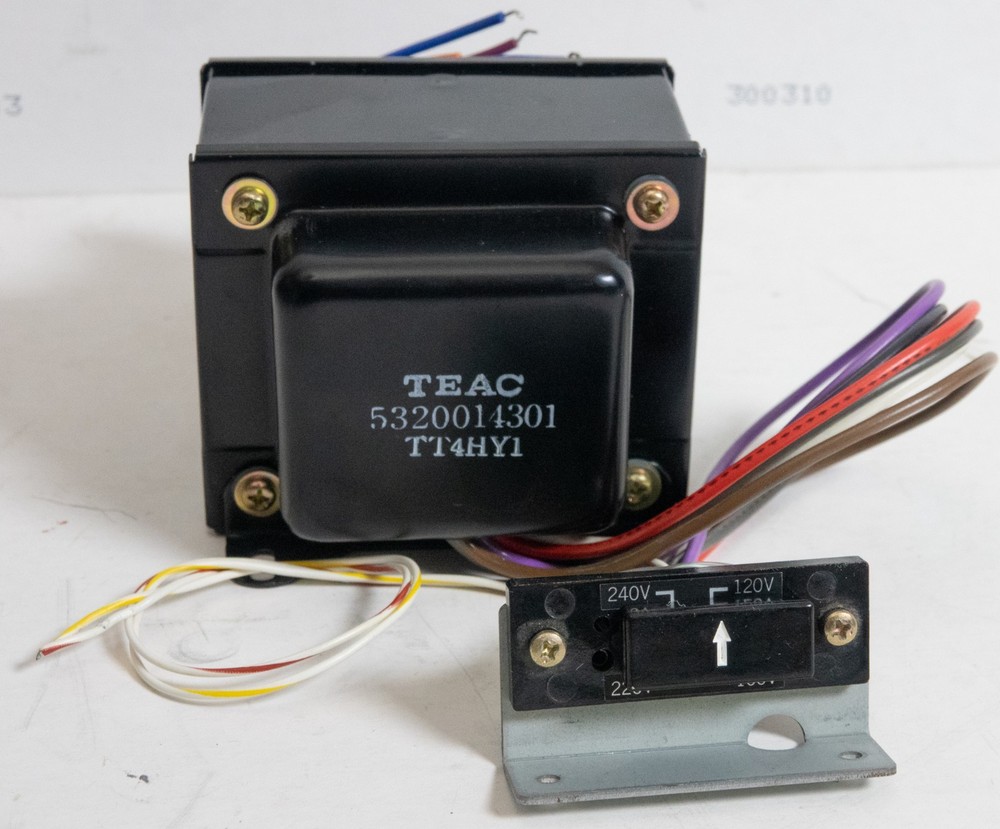 TEAC X-1000R -1000/M Transformer General Export + Voltage Selector CLEAN TESTED