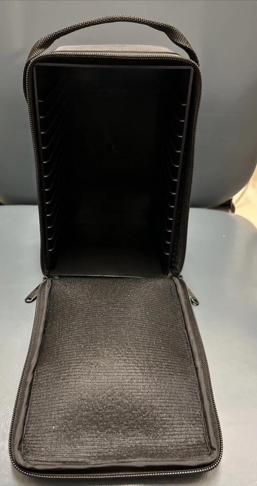 Vintage CASE LOGIC Black 15 CD Holder Carrying Case Compact Disc Storage Old