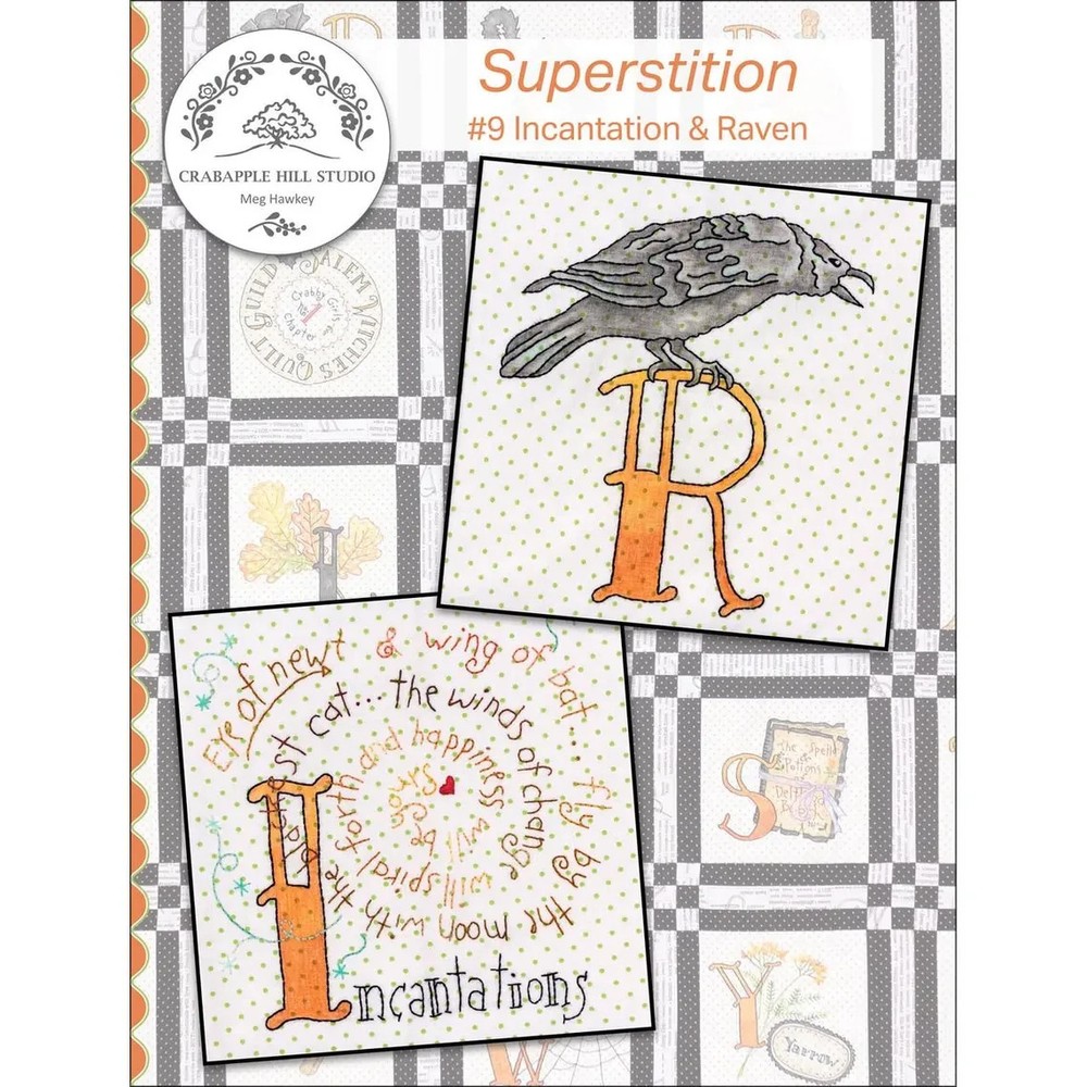 Crabapple Hill Pattern SUPERSTITION 6 PATTERNS (1,2,7,9,10 & 11) Pre-owned OOP