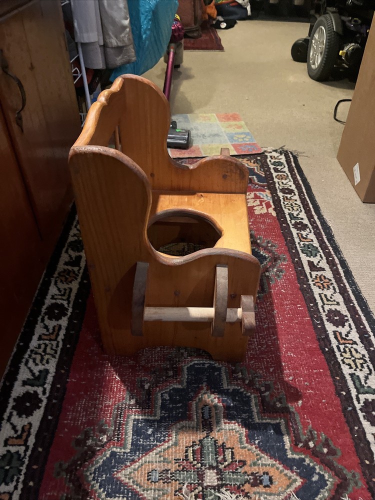 Wooden antique Potty