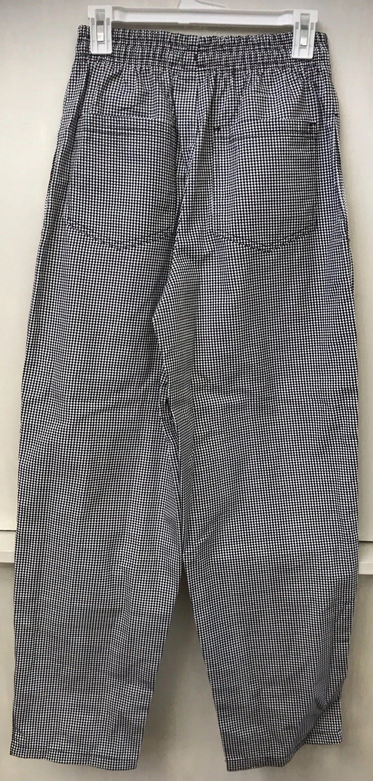 Chef 24/7 Revival Chef Pants ~ Kitchen Crew Houndstooth Size S Small
