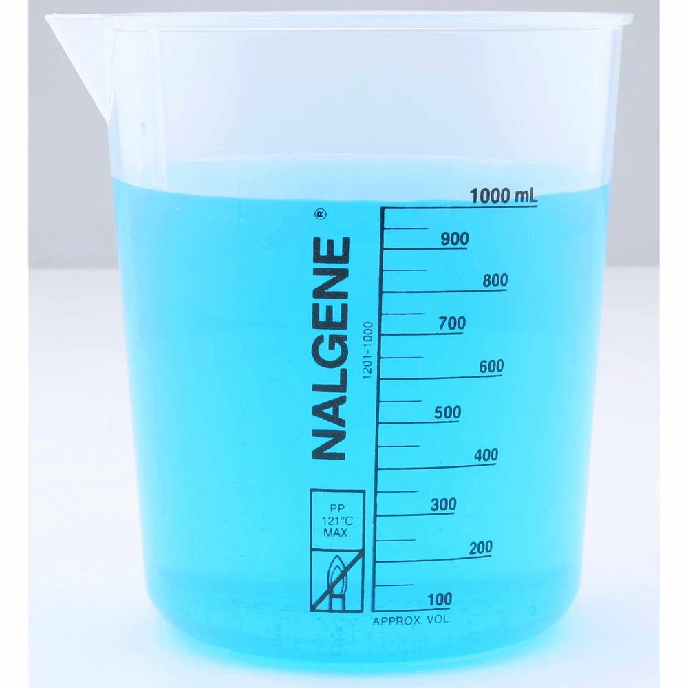 1201-1000 Nalgene Griffin Low-Form Polypropylene Beaker 1000 ml