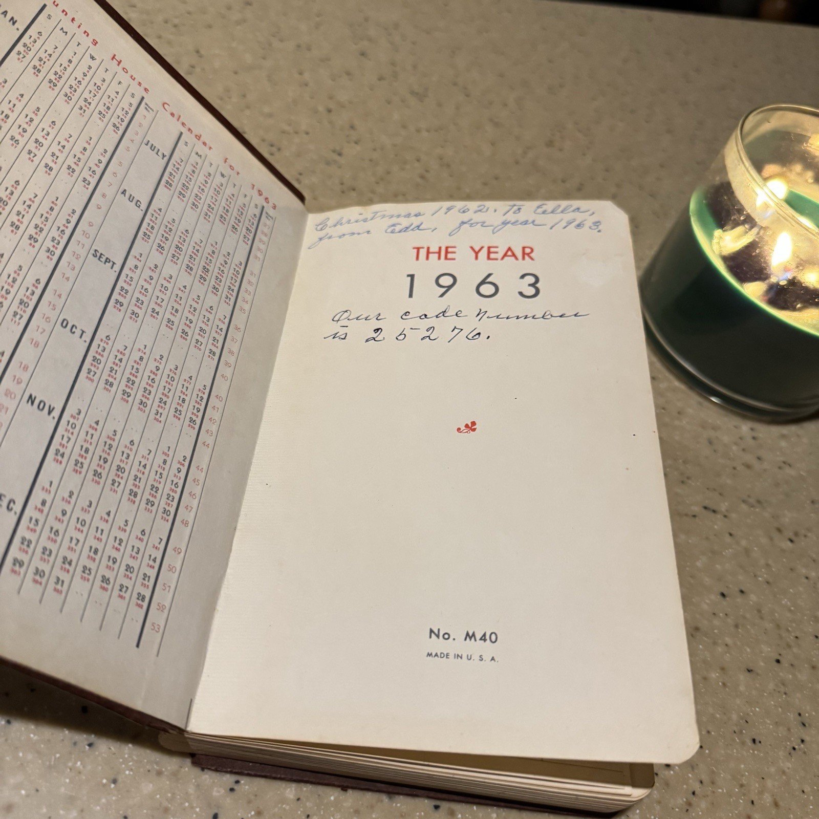 VTG Diary Handwritten JFK President John Kennedy Death Jack Ruby Womans Journal