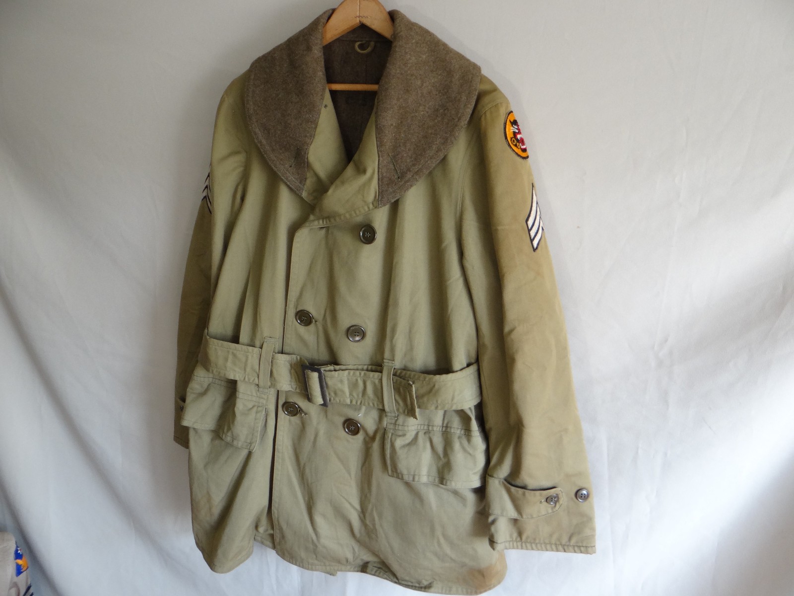 Original WWII 1941 US Army Tank Destroyer M-1938 MACKINAW Jacket Size 40