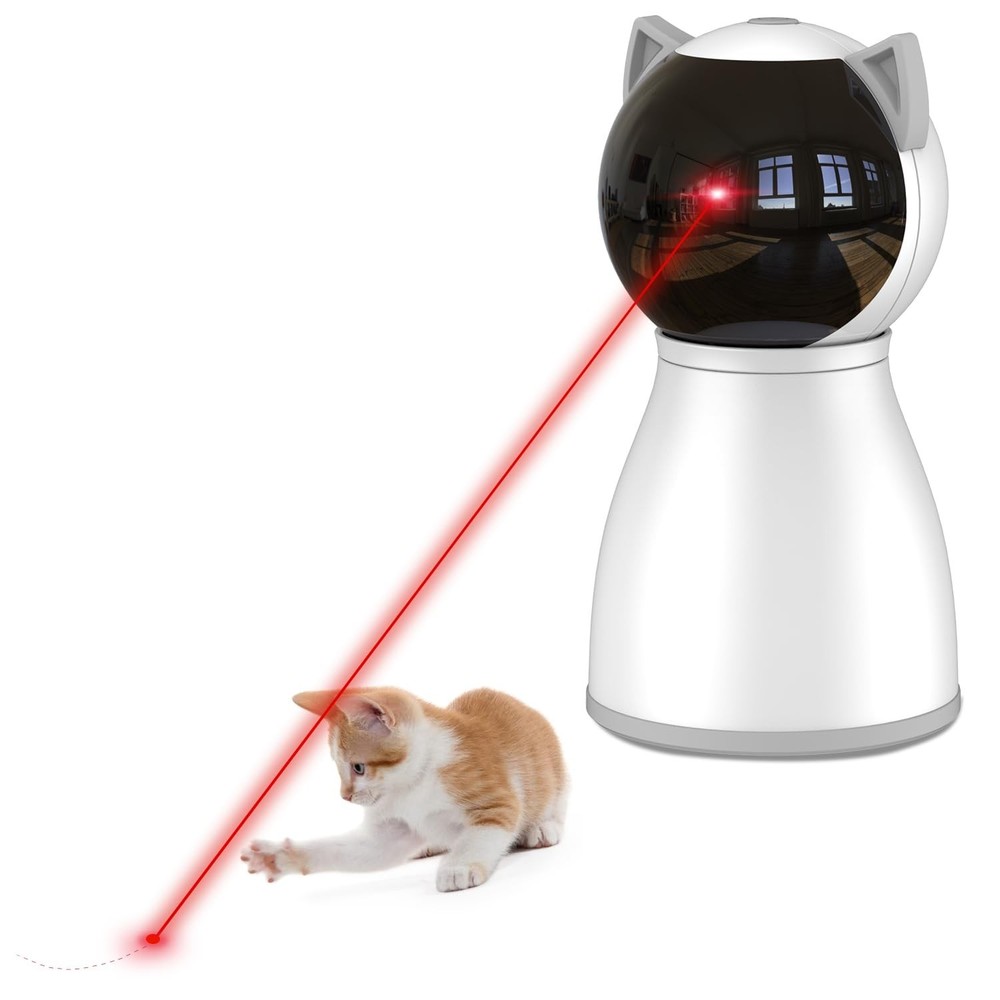 Automatic Cat Laser Toy Motion Activated Rechargeable Random Trajectory USB