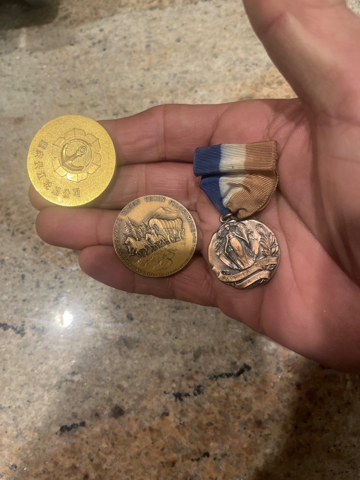 antique/vintage lot of medallions/badges