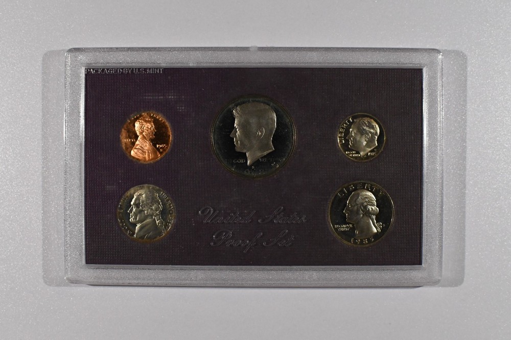 1985-S 5-Coin Proof Set/Box (Original Package)
