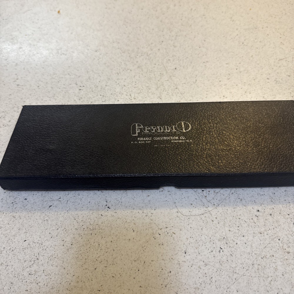 1950's Ferance Construction Co Penfield NY Drafting Tool Instruments Box Extras