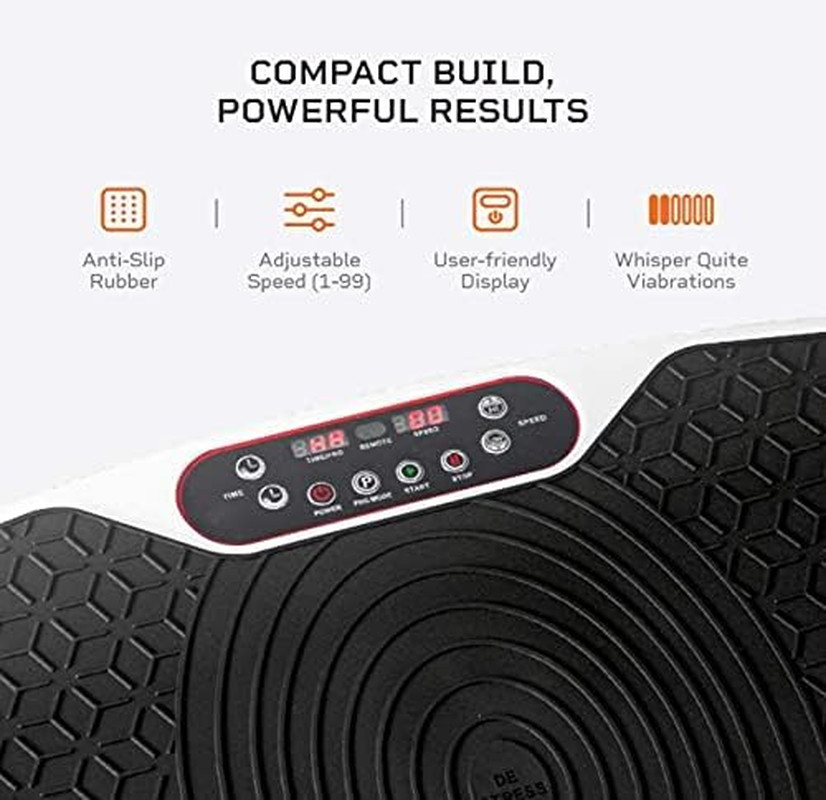 Waver Mini Vibration Plate - Whole Body Vibration Platform Exercise Machine - Ho