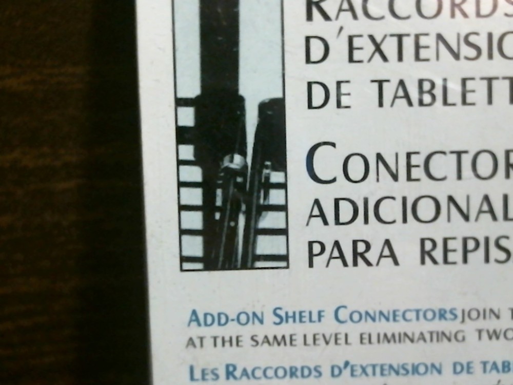 WireTech Add-On Shelf Connectors 93333, Chrome