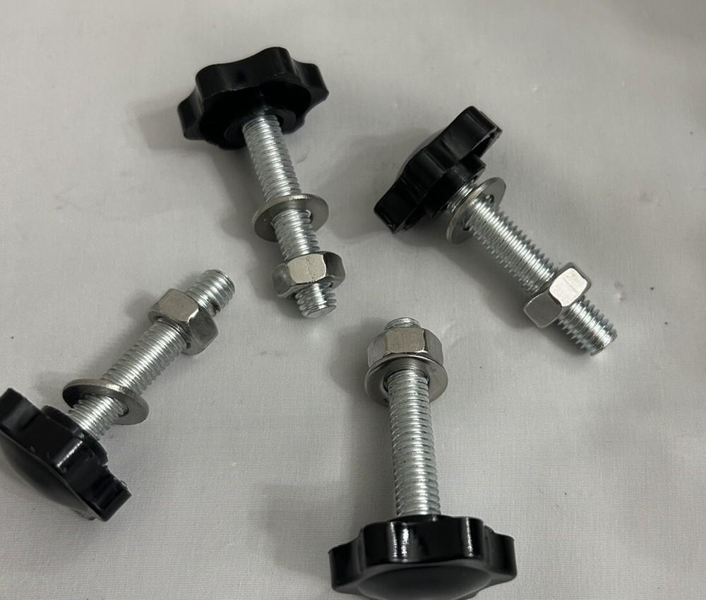 4-Openfy Thread Star Hand Knob Clamping Screw Knob Hand Tightening Knobs