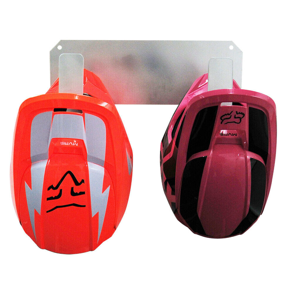 2-Hook Helmet Storage Rack for Enclosed Race Trailer