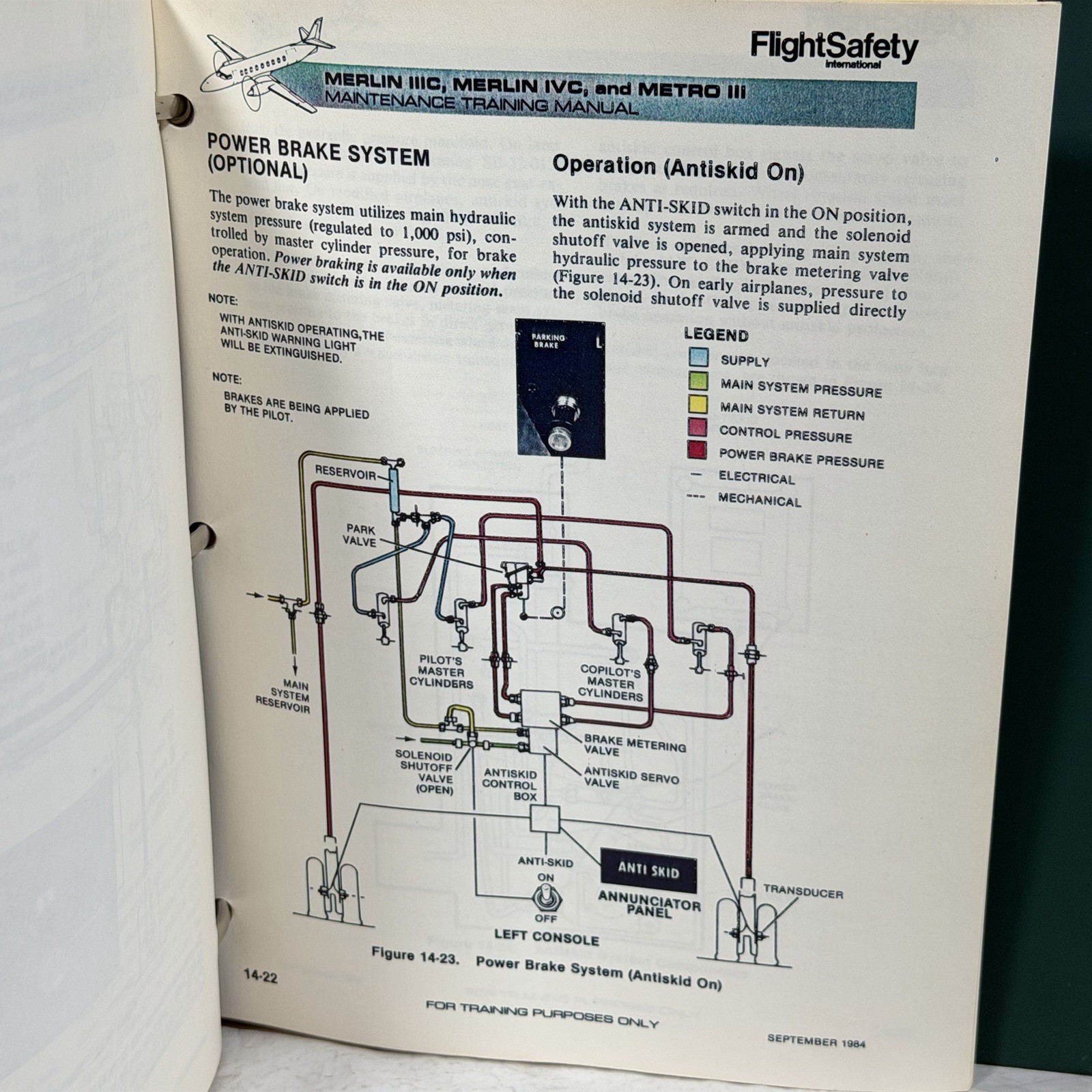 FlightSafety Merlin IIIC Merlin IVC Metro III Maintenance Training Manual